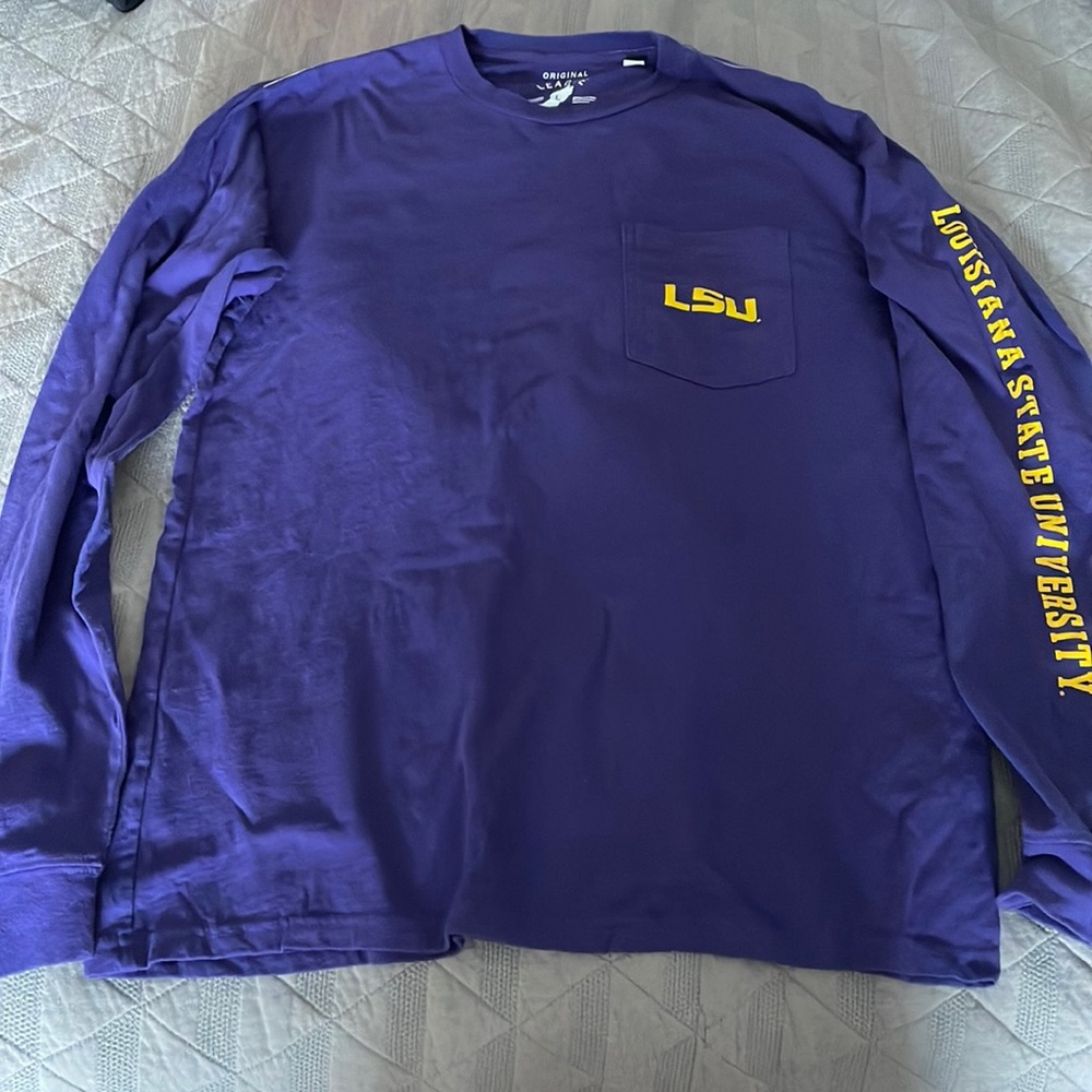 LSU Long Sleeve Pocket Tee
